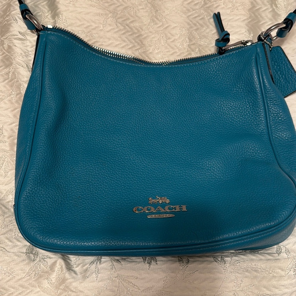 Coach turquoise crossbody